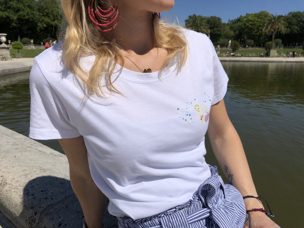 T-shirt sirène pour jeune-fille / femme